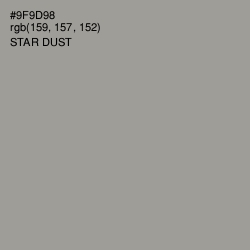 #9F9D98 - Star Dust Color Image